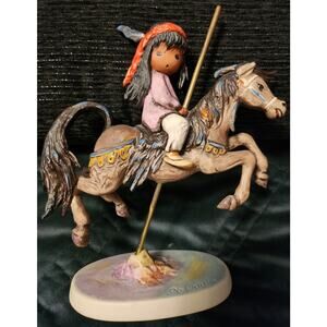 Goebel DeGrazia Merry Little Indian Figurine, antique